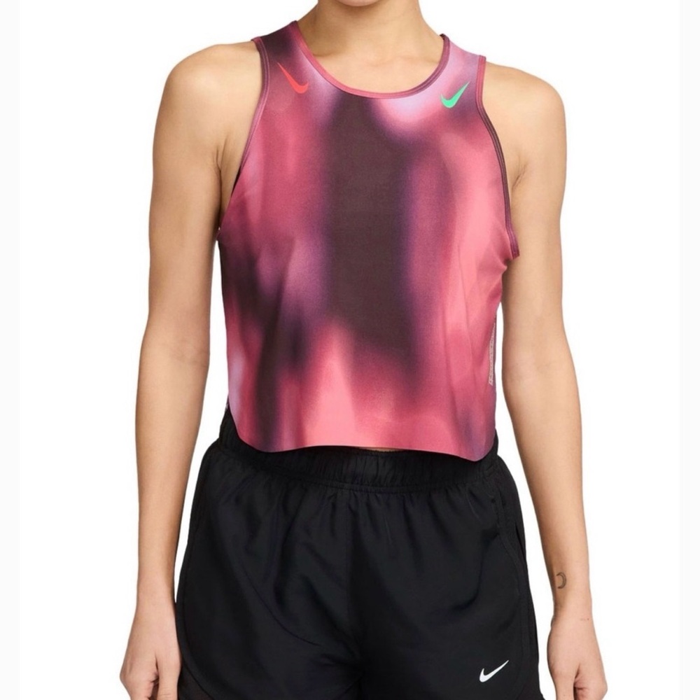 Nike Aeroswift Faith Kipyegon Dri-FIT ADV Cropped Running Tank Top size Medium